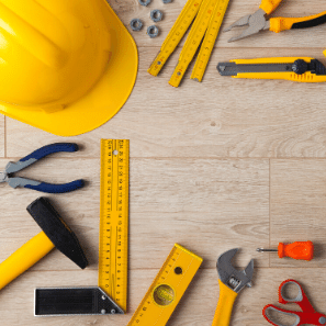 ferramentas e equipamentos de construção